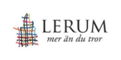 Lerums kommuns logo och slogan Mer än du tror